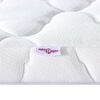 vidaXL Topper al cocco Bianco 70 x 200 x 5 cm Tessuto Jacquard