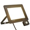 vidaXL Faretto a LED con Sensore 100 W Bianco Caldo