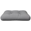 vidaXL Cuscino per Pallet Grigio 60x60x12 cm in Tessuto