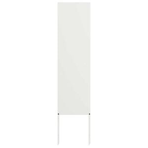 vidaXL Schermo per privacy in giardino Traforo Bianco 32 x 140 cm