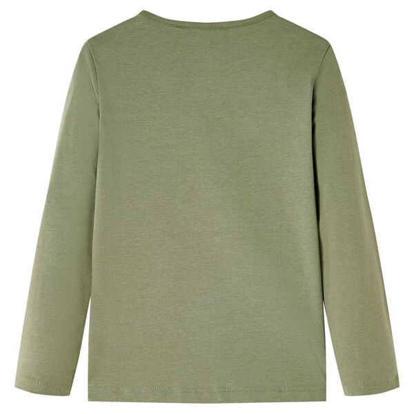 Maglietta per Bambini a Maniche Lunghe Cachi 140