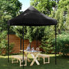 vidaXL Tenda Party Nero 200 x 200 x 306 cm Tessuto Oxford