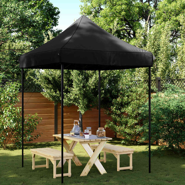 vidaXL Tenda Party Nero 200 x 200 x 306 cm Tessuto Oxford
