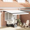 vidaXL Tenda Retrattile Bianco 300 x 250 cm Tessuto