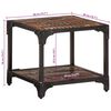 vidaXL Tavolino da Salotto 40x40x36 cm in Legno Massello di Recupero