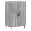 vidaXL Mobile per scarpe HAARLEM 59,5 x 39,5 x 89,5 cm Sonoma grigio