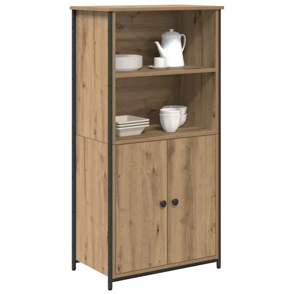 vidaXL Credenza Rovere artigianale 62 x 36 x 121,5 cm