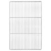 vidaXL Griglia 60 x 40 cm Acciaio Inox Argento