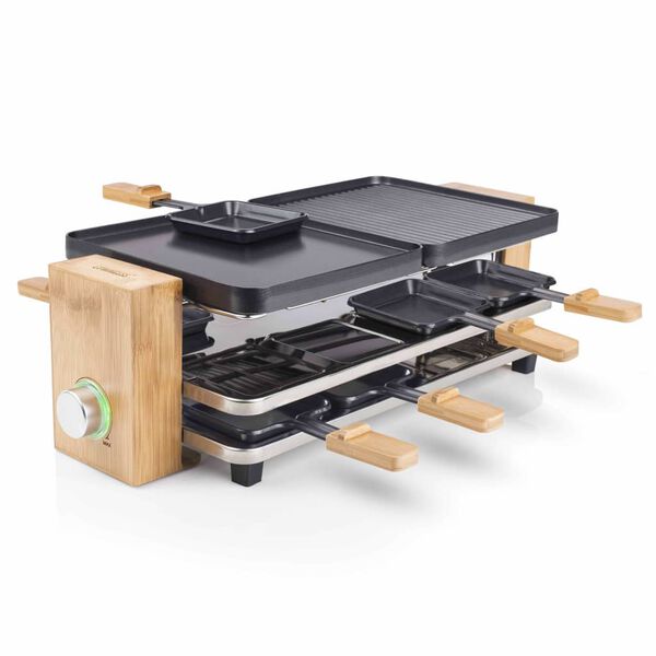 Princess Raclette con Griglia Pure 8 1200 W Nero 162910