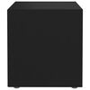 vidaXL Mobili Porta TV 4 pz Neri 37x35x37 cm in Legno Multistrato
