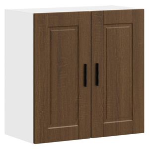 vidaXL Pensile da Cucina Porto Rovere Marrone in Legno Multistrato