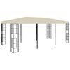 vidaXL Gazebo 3x3 m Crema