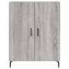 vidaXL Credenza Grigio Sonoma 69,5x34x180 cm in Legno Multistrato