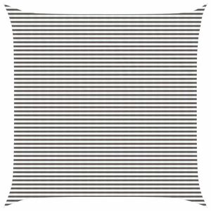 vidaXL Telo Ombra Grigio chiaro e bianco 7 x 7 m HDPE