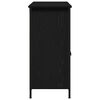 vidaXL Credenza Rovere Nero 100 x 35 x 75 cm
