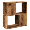 vidaXL Libreria Legno Antico 60x24x63 cm in Legno Multistrato