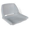 vidaXL Sedile per Barca Pieghevole senza Cuscino Grigio 48x51x41 cm