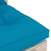 vidaXL Set Divani da Giardino Pallet 6 pz con Cuscini in Legno di Pino