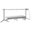 vidaXL Set Griglia e Vassoio Barbecue Automatico in Acciaio Inox