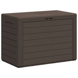 vidaXL Baule da Giardino Marrone 78x44x55 cm