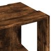 vidaXL Tavolino da Salotto Rovere Fumo 32x32x30 cm Legno Multistrato