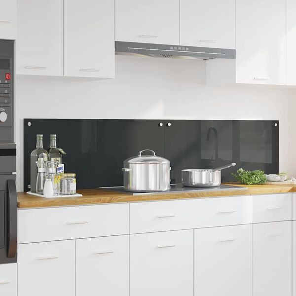 vidaXL Rivestimento da Cucina 2 pcs Grigio scuro 90 x 40 cm