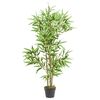 vidaXL Albero Bamb&ugrave; Artificiale 552 Foglie 120 cm Verde