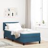 vidaXL Letto a molle con materasso Blu Scuro 200 x 80 cm Poliestere