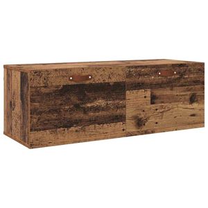 vidaXL Mobiletto a muro 100 x 36,5 x 35 cm Legno ingegnerizzato