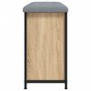 vidaXL Panca Portascarpe Cassetto Ribaltabile Rovere Sonoma 62x32x56cm