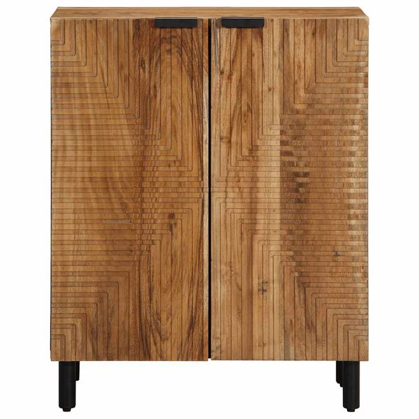 vidaXL Credenza 60x33x75 cm in Legno Massello di Acacia