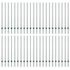 vidaXL Palo per recinzione interrato 44 pz Verde 180 cm