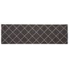 vidaXL Tappeto da Cucina Antracite a quadri 180 x 60 cm