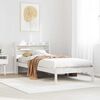 vidaXL Letto senza Materasso Bianco 90x190 cm in Legno Massello Pino