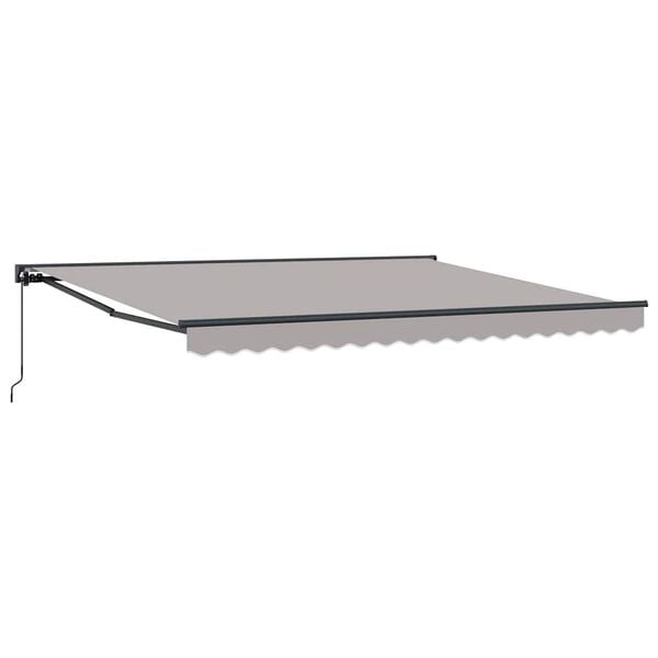 vidaXL Struttura della tenda Grigio chiaro 400 &times; 300 cm