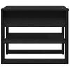 vidaXL Tavolino da salotto Rovere Nero 55,5 x 55 x 45 cm