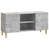 vidaXL Mobile TV 102 x 34,5 x 50 cm Grigio Cemento