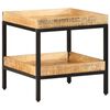 vidaXL Tavolo laterale Marrone 45 x 45 x 45 cm Legno di mango massello