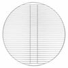 vidaXL Griglia per barbecue Argento 57 x 57 cm Acciaio inossidabile