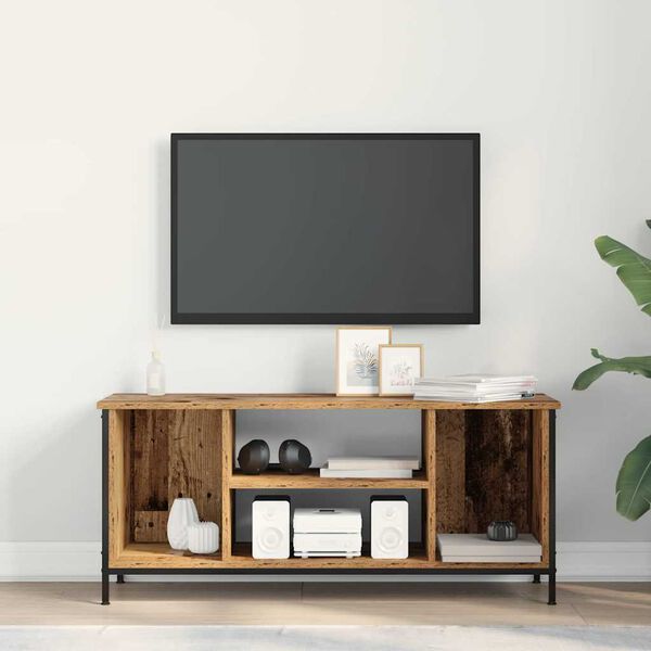 vidaXL Mobile TV Legno vecchio 102 x 35 x 45 cm Legno multistrato