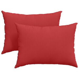 vidaXL Cuscini da Divano 2 pcs Rosso 70 x 50 cm Tessuto