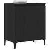 vidaXL Credenza Rovere Nero 60 x 35 x 70 cm Legno multistrato