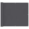 vidaXL Schermo da balcone Antracite 100 x 600 cm Tessuto Oxford