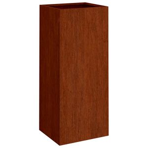 vidaXL Fioriera 32x29x75 cm in Acciaio Corten