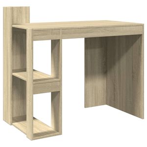 vidaXL Scrivania Rovere Sonoma 103,5x56,5x94 cm in Legno Multistrato