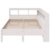 vidaXL Letto Libreria senza Materasso Bianco 120x200 cm Legno di Pino