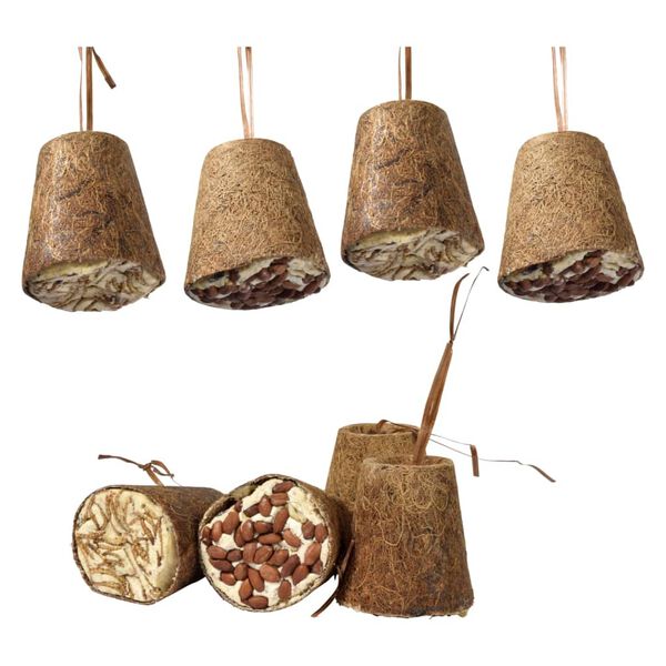 dobar Campane Riempite con Cibo per Uccelli 8 pz