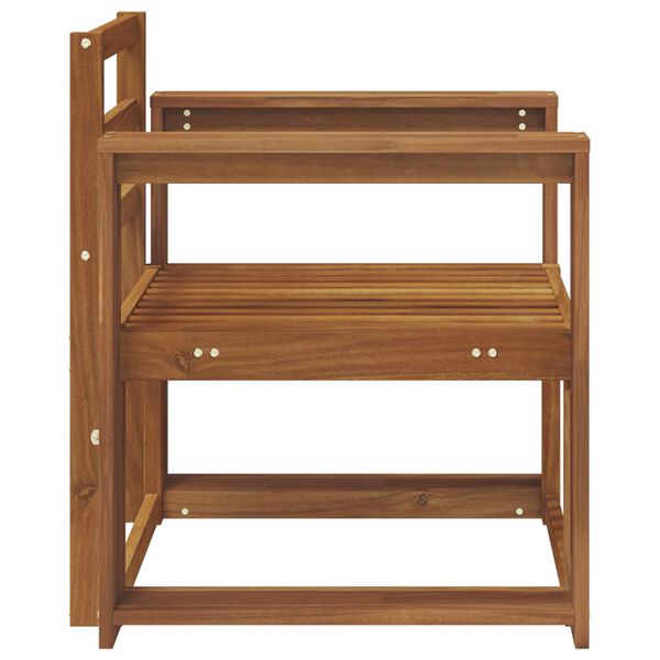 vidaXL Set di divani da esterno Legno di Acacia Massello Naturale