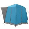 vidaXL Tenda Capanna con tetto Blu e Grigio 320 x 320 x 203 cm