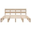 vidaXL Letto senza Materasso 200x200 cm in Legno Massello di Pino